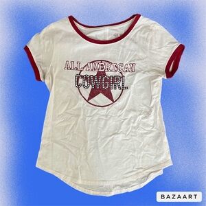 shyanne all-american cowgirl fitted t-shirt